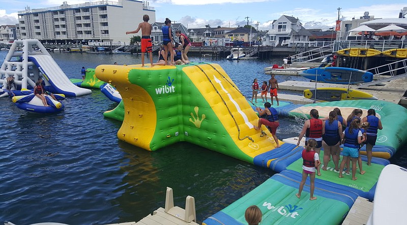 Island Water Sports Aqua Park in Stone Harbor.