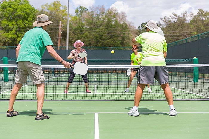 Pickleball players/Wikipedia