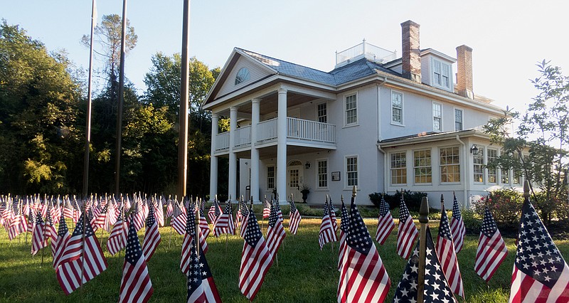 Flags for Forgotten Soldiers at the Atlantic County Veterans Museum in Estell Manor.