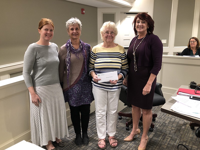 From left, Longport CFO Jenna Kelly, NAMI board member Francine Bates, NAMI President Gail Dembin and Margate CFO Lisa McLaughlin.