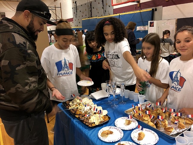 File Photo/Students at the Ventnor Middle School participate in the school's annual Multicultural Fest.