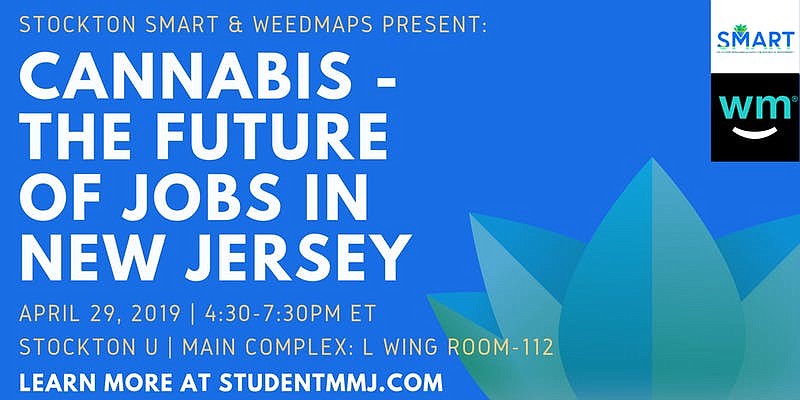 SMART Stockton Chapter to hold forum on cannabis jobs in New Jersey.