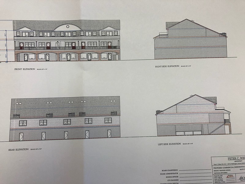 Bellmawr Holdings plans to build a three-story mixed-use building on Ventnor Avenue.