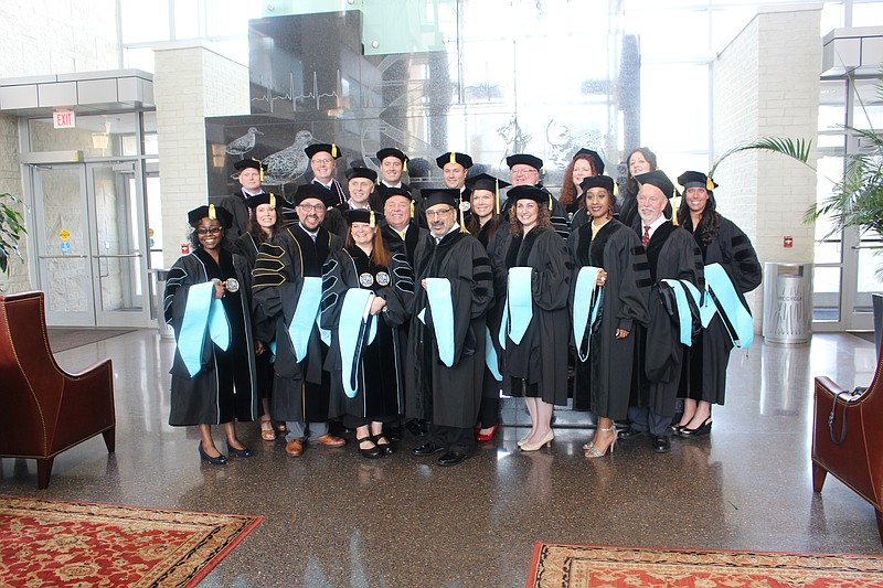 Stockton graduated its first cohort of doctorate of organizational leadership, Tuesday, May 7.