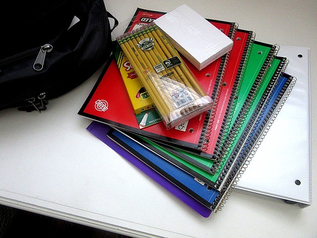 Pixabay/School supplies can be donated at area AMI offices.