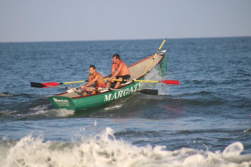 Chris Graves and Chuck Gowdy of the Margate Beach Patrol.