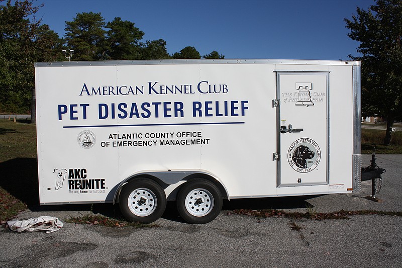 Atlantic County recently received a donation of a Pet Disaster Relief trailer.