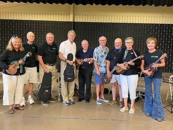 Grass Roots Ukulele Group performs at the Longport Public Library, 6:30 p.m. Friday, Oct. 11.