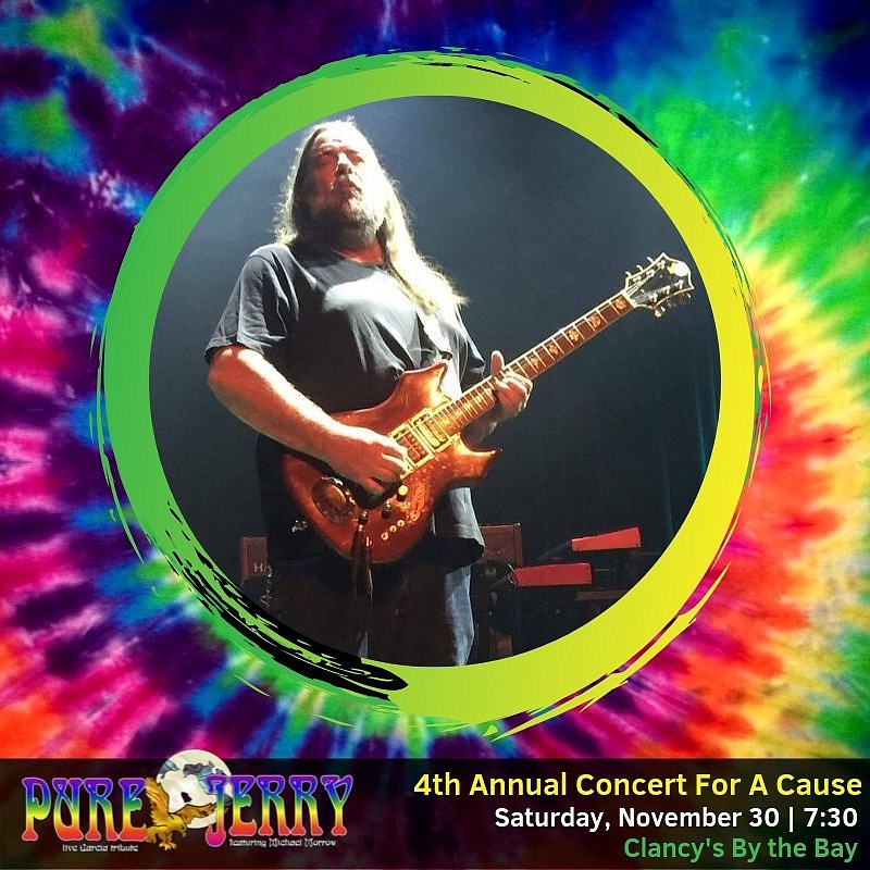 2019-Concert-For-A-Cause: Pure Jerry featuring guitarist Michael Morrow will headline the fourth annual Dean Randazzo Cancer Foundation Concert For A Cause Saturday, Nov. 30 at Clancy's By The Bay in Somers Point.