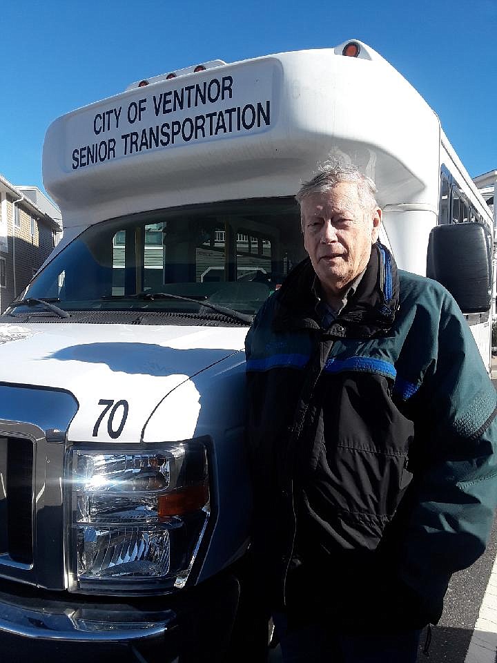 Retired Ventnor Police Officer Ed Davis is a volunteer driver for the Senior Transportation Service.