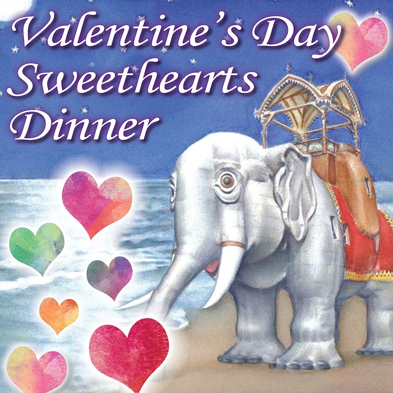 Love is in the air at Lucy the Elephant, Feb. 14.