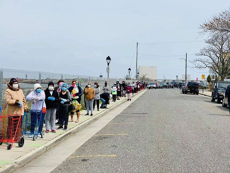 Hispanic Association of Atlantic County recently held a food distribution in Atlantic City. Another is planned for Saturday, May 2 at Our Lady Star of the Sea.