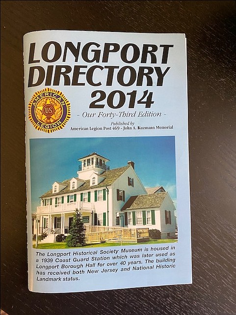 American Legion Post  469 publishes the Longport Directory each year to raise funds for Legion programs.