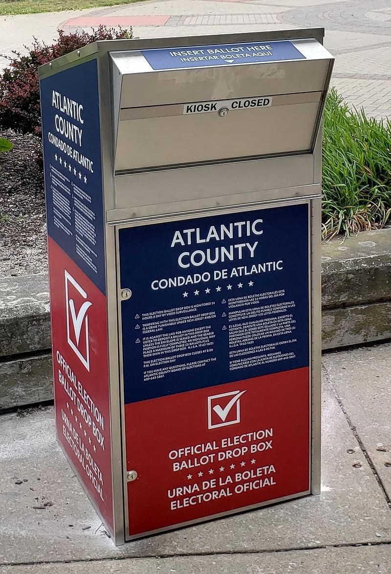 Primary Election ballot drop boxes are available in several Atlantic County communities.