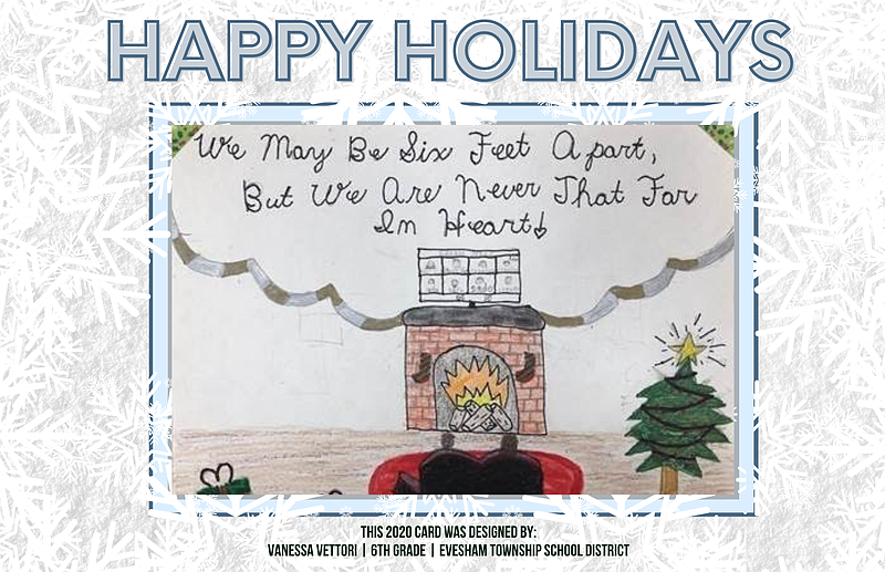 Vanessa Vettori's greeting card reflects the uniqueness of this holiday season.
