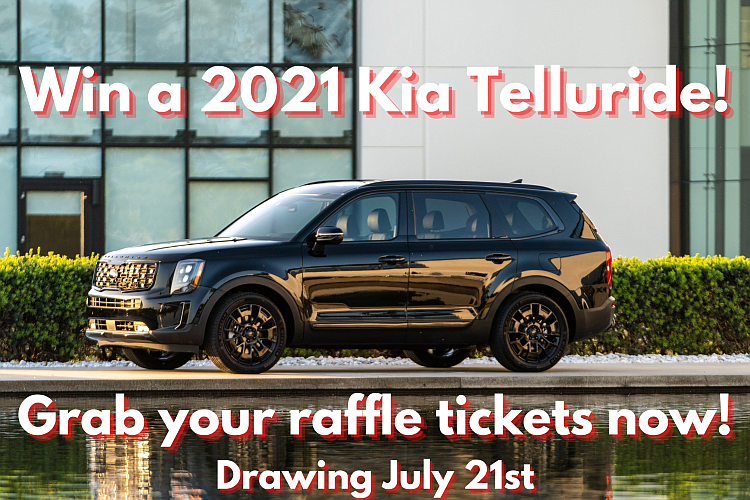 Gilda's Club is raffling off a Kia Telluride, July 21.