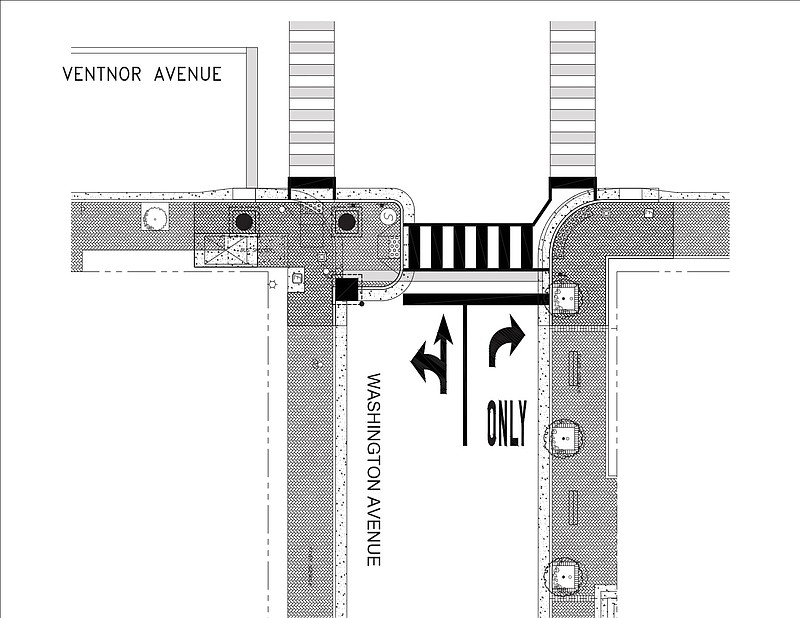 Improvements coming to the intersection of Washington and Ventnor avenues.