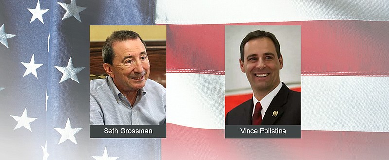 Seth Grossman and Vince Polistina are vying for the Republican nomination in the June primary.