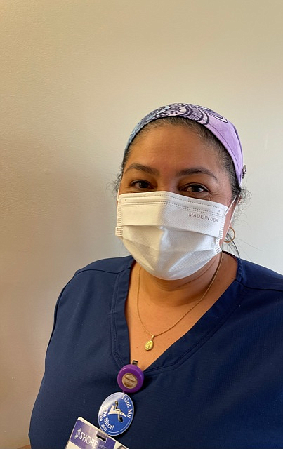 Nursing Assistant Jackie Gomez of Egg Harbor Township was named the Shore Medical Center June Guardian Angel of the Month.