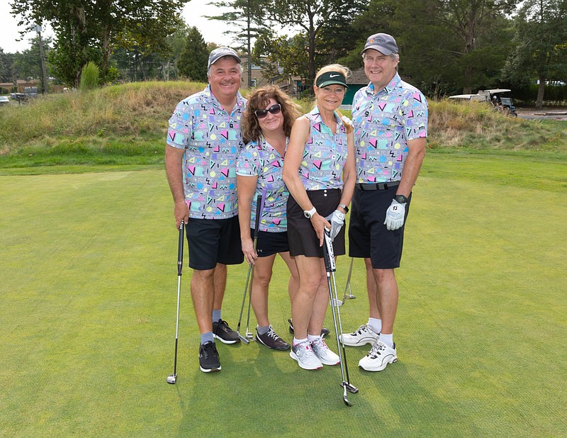 Photo by Nicholas & Partners/Stockton University Foundation Golf Classic winners from Regional Nephrology Associates in Northfield are Steve Bancheri, Mindy Bancheri, Fran Kaplan and Bill McHugh.