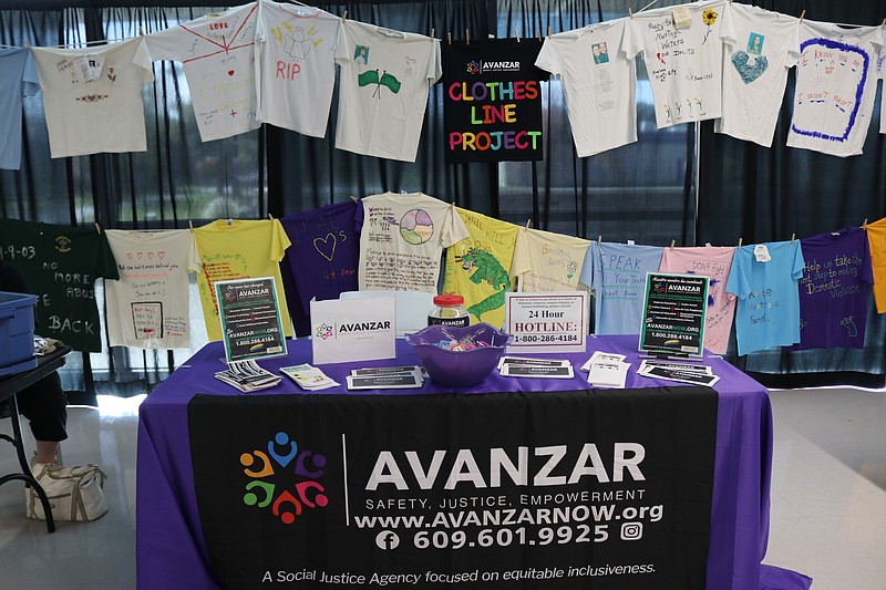 The Clothesline Project at Atlantic Cape Community College.