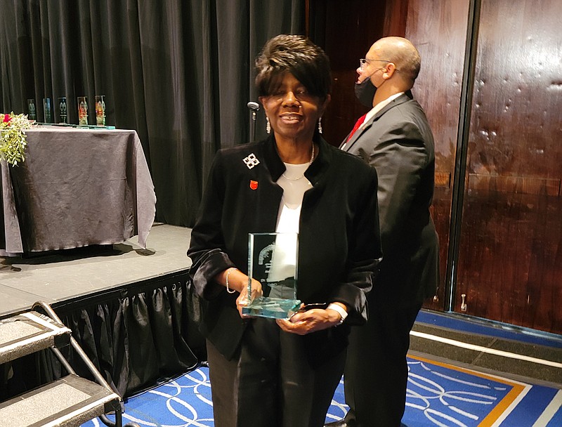 Provided/Atlantic Cape Community College President Dr. Barbara Gaba was inducted into the Rutgers African-American Alumni Alliance Hall of Fame during the 18th annual ceremony Saturday, Oct. 2 at the Hyatt Regency Hotel in New Brunswick.