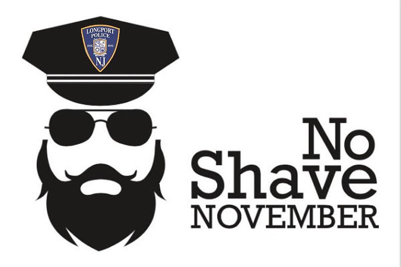 It's No Shave November for Downbeach police officers.