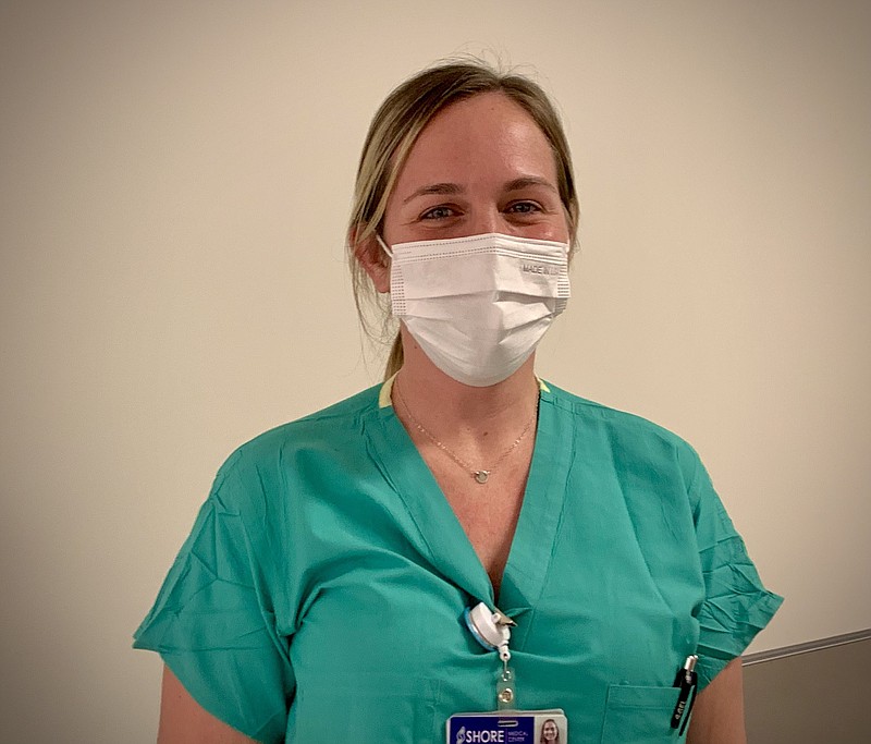 Nurse Lauren Geib is Shore Medical Center's Guardian Angel for the month of February.