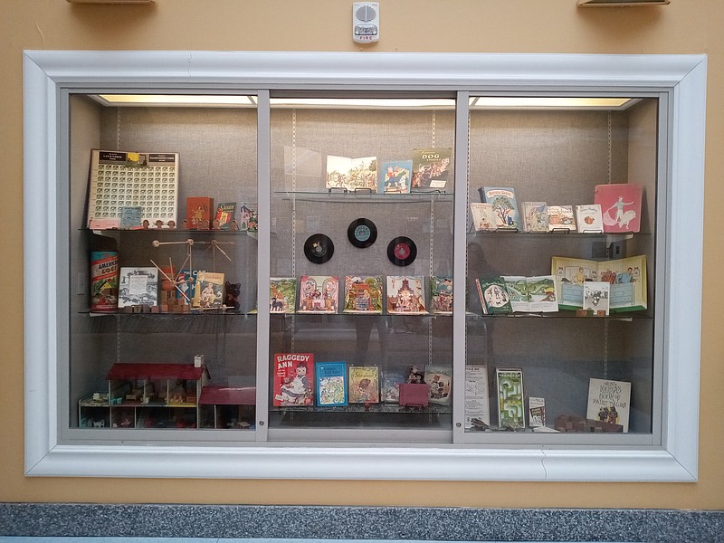 A collection of vintage children's books is on display at the Ventnor Library during the month of April.