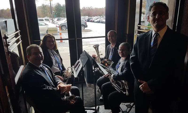 Atlantic Brass Band quintet.