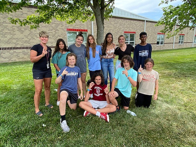 Ventnor Falcons Co-ed Volleyball Team.