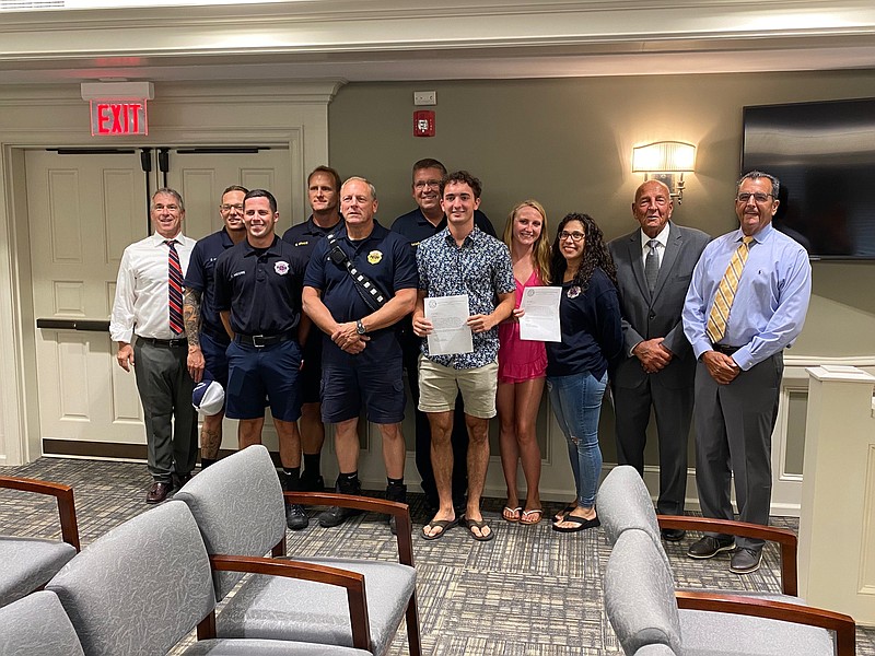 Margate FMBA Local 41 presented scholarships to nine Margate students, Thursday, July 7, 2022. Several recipients were unable to attend the presentation.