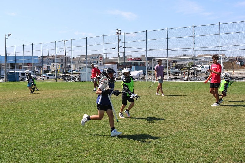 Lacrosse is a fast-paced game.
