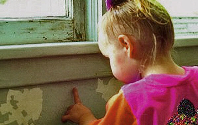 Lead-based paint is hazardous to children.