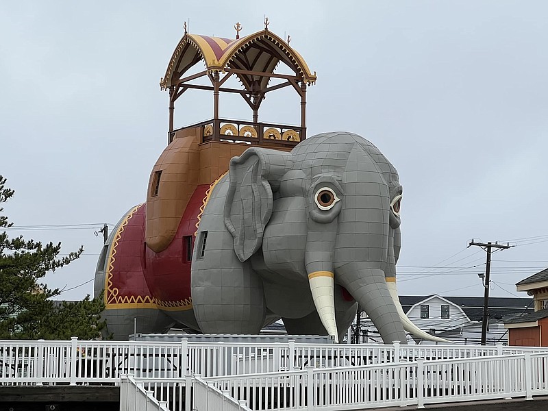 Lucy the Elephant after her $2.4 million makeover.