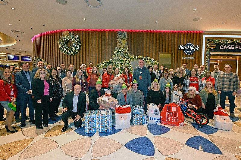 The team at Hard Rock supports The Arc's Holiday Partners program.