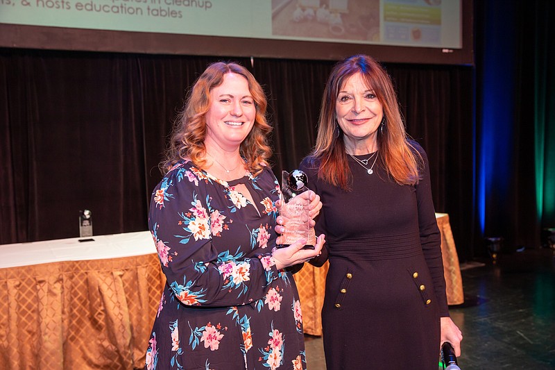 Provided/From left, Rebecca Turygan, Atlantic County Clean Communities Coordinator and JoAnn Gemenden, Executive Director at New Jersey Clean Communities Council.