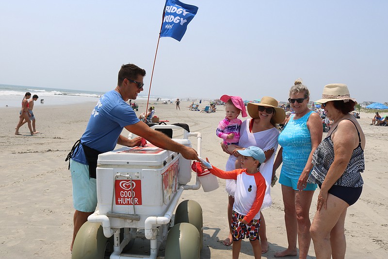  new ice cream vendor will be on Sea Isle's beaches this summer instead of the Fudgy Wudgy Man.