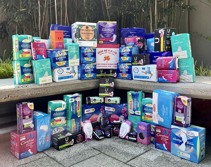 Period supplies are being collect by the Community FoodBank of New Jersey.