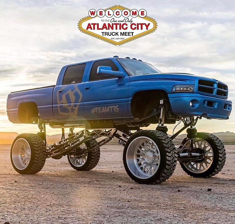 Hundreds of monster trucks from the Atlantic City Monster Truck Meet spilled over to Ventnor Plaza shopping center, Saturday, June 10.