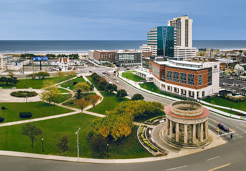 Stockton University's beachfront campus in Atlantic City.