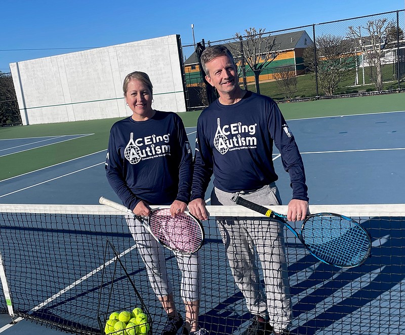 Special Education teacher Lisa and her husband Chris, a pediatrician, are starting an ACEing Autism tennis program at the tennis courts on Jerome Ave.