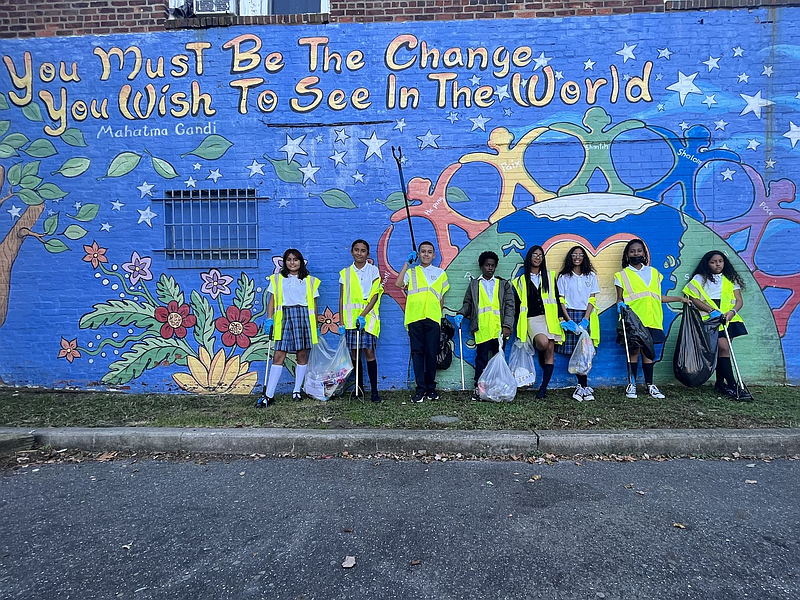 Provided/Our Lady Star of the Sea School took second place in the ACUA's 2023 Fall Litter Challenge.