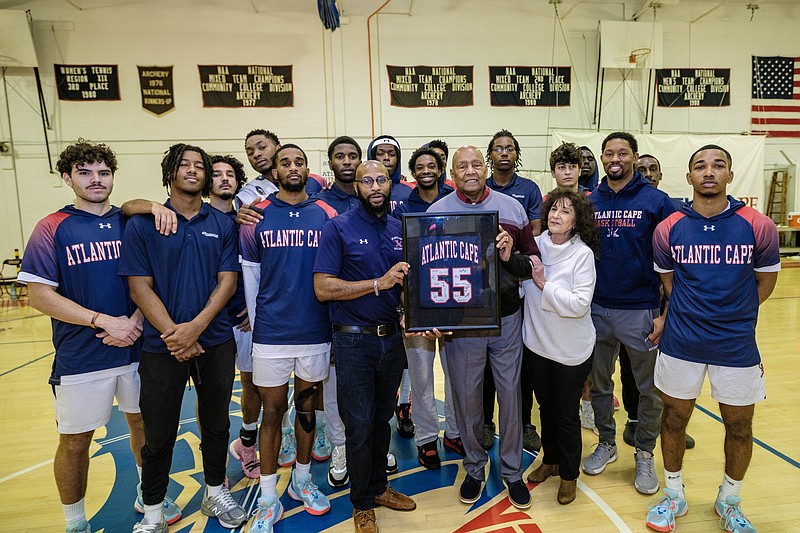 Longtime Atlantic Cape basketball Coach Bobby Royal was honored Dec. 5.