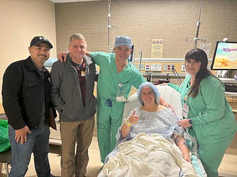 Provided/Cynthia (Cindy) Erickson gets a new knee through Operation Walk USA.