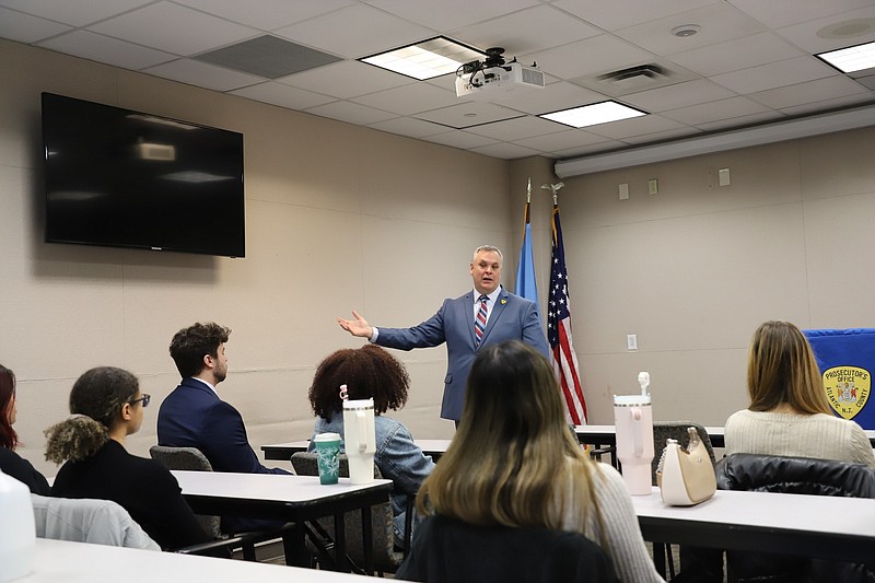 Atlantic County Prosecutor William Reynolds welcomes  a new crop of law enforcement interns.
