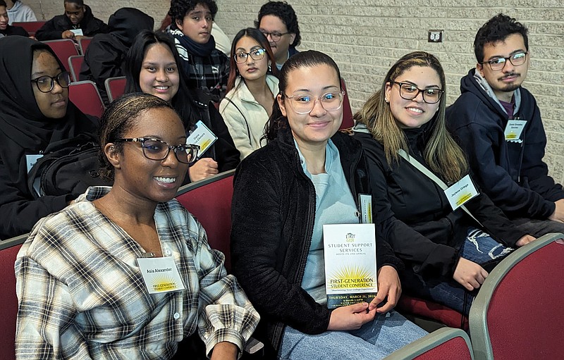 Students attending Atlantic Cape's 2nd Annual First-Generation Student Conference on the Mays Landing campus.