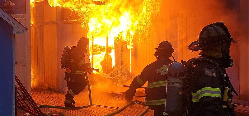 A fire that started under the Atlantic City Boardwalk claimed the life of a homeless man.