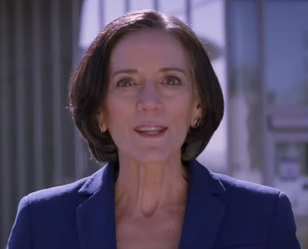 A screenshot of a video announcement for Valerie Arkoosh's campaign for senate. 