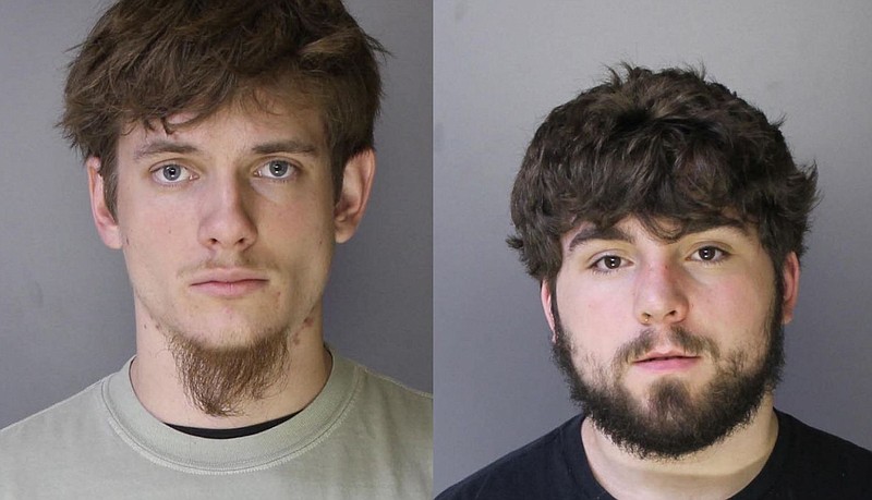 From left to right: Zbigniew Still, 20, of Philadelphia, and Jarrett Fort, 18, of Glenside. 